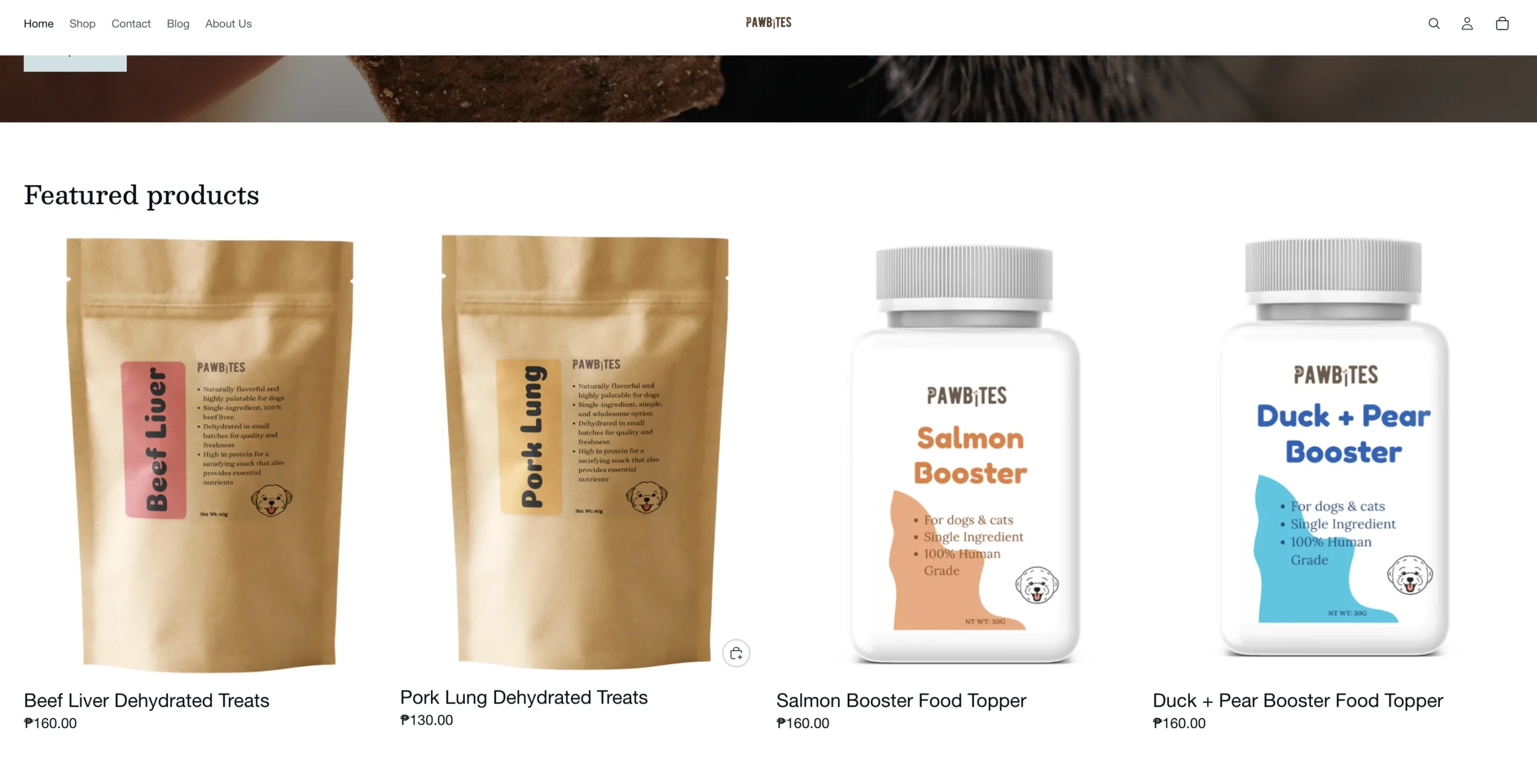 Paw-Bites Collection of products