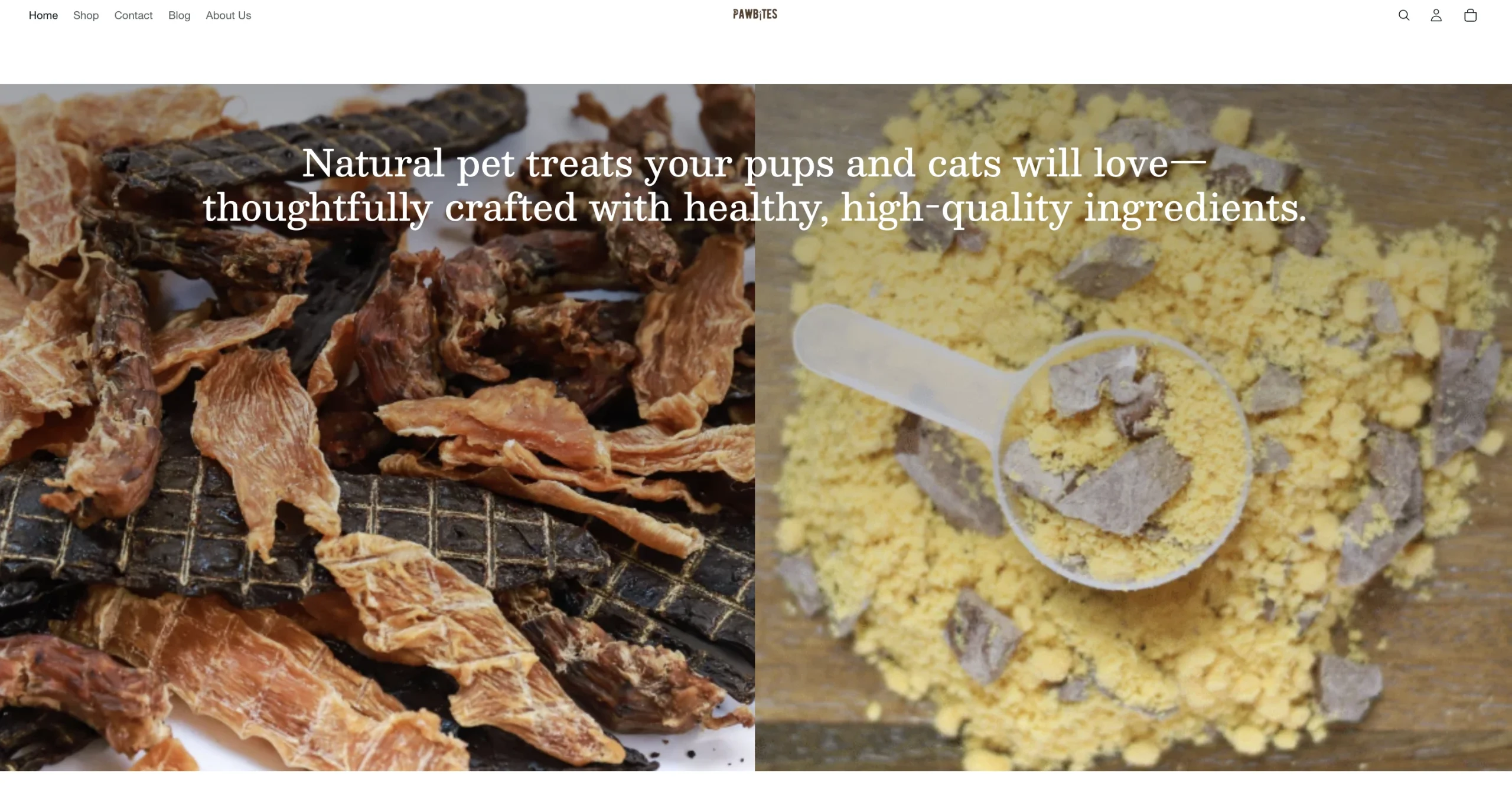 Paw-Bites treats sample